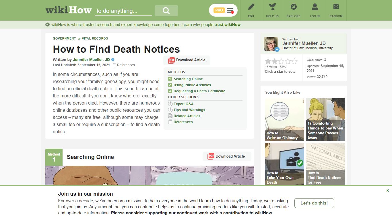 3 Ways to Find Death Notices - wikiHow