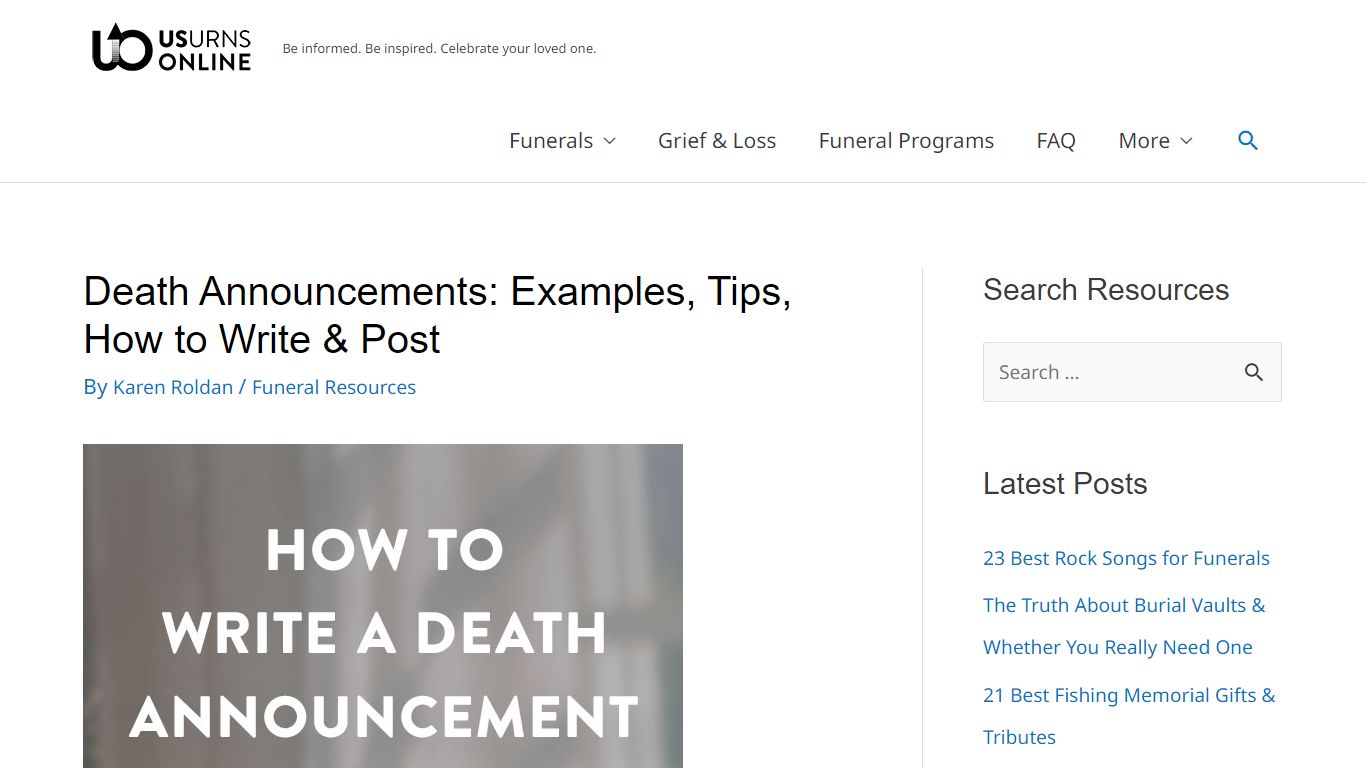 Death Announcements: Examples, Tips, How to Write & Post